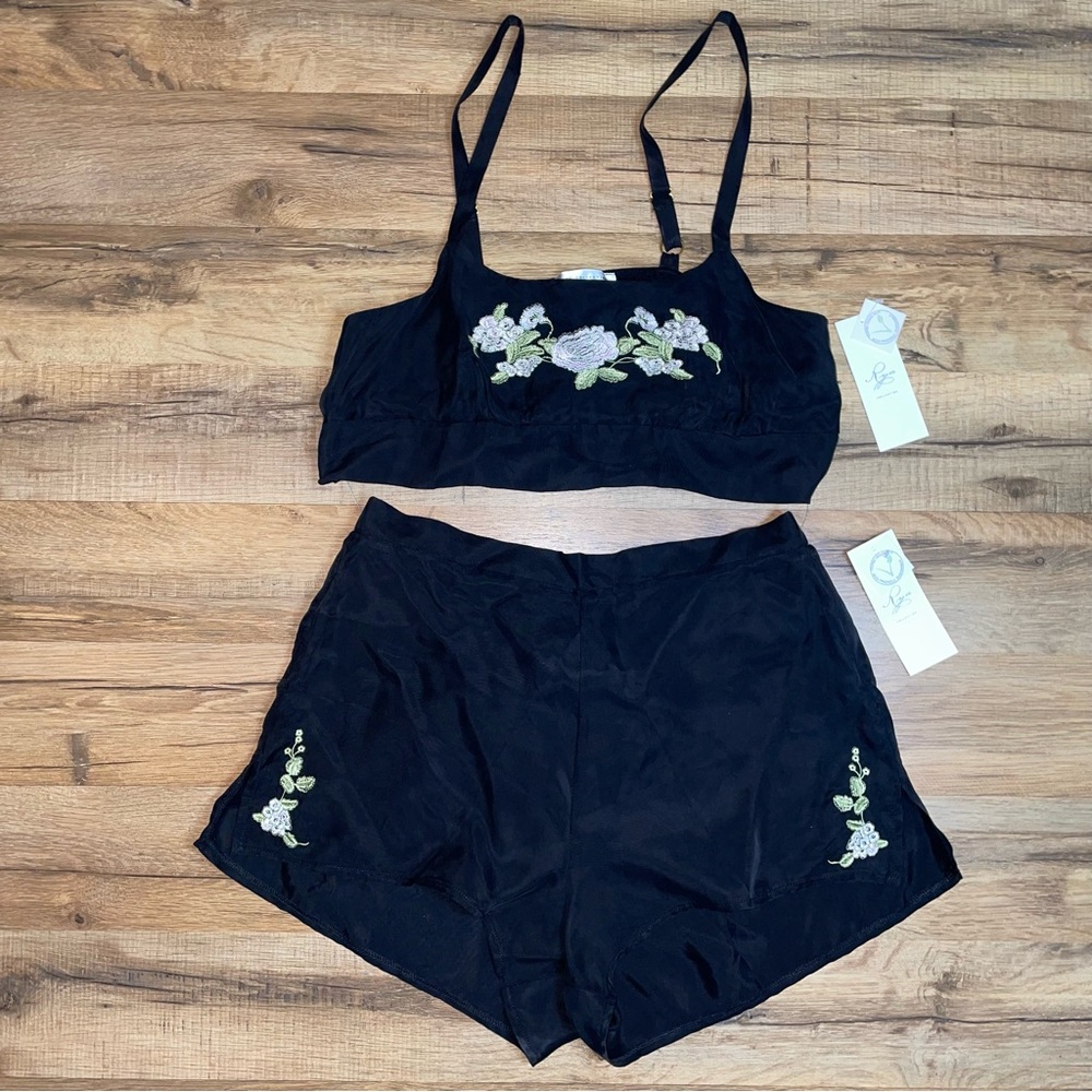 Rya Collection Magnolia Floral Bralette Set With Shorts